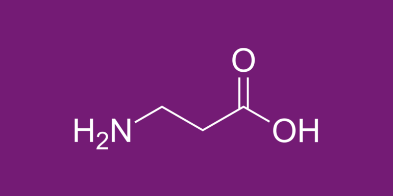 Beta-Alanin Strukturformel