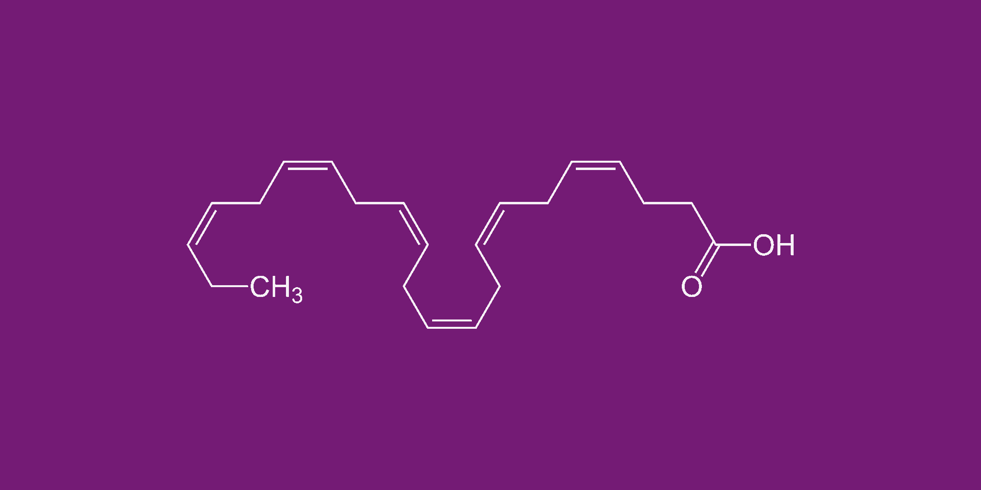 Docosahexaensäure Strukturformel